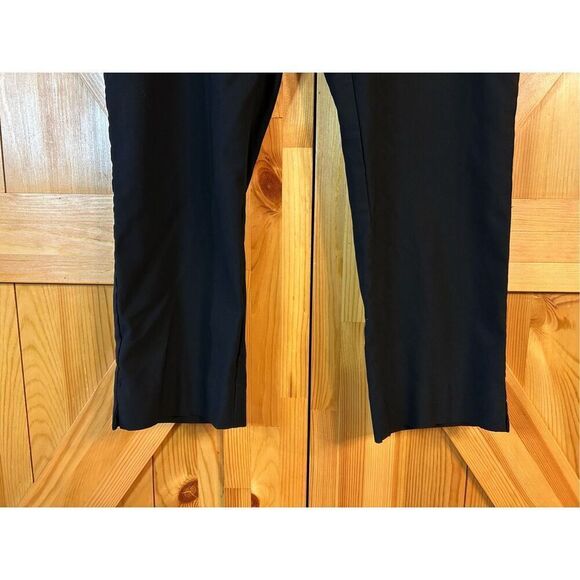 Chicos Womens So Slimming  Cropped Pants Size 10 Black Stretch (0292) - Picture 2 of 8